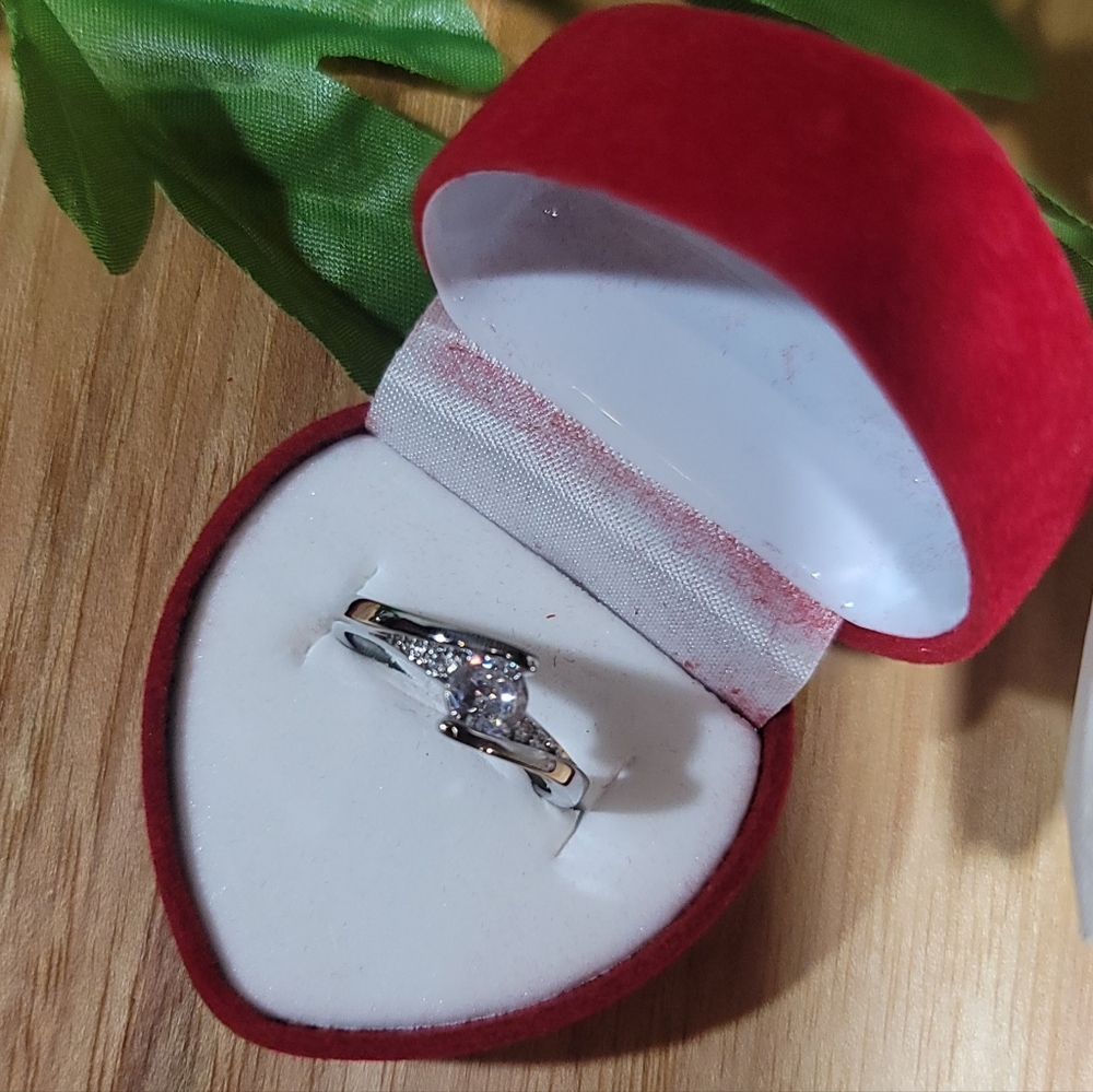 925 Sterling Silver Proposal Ring for Women,CertifiedTibetan,Engagement,Promise - Picture 4 of 9